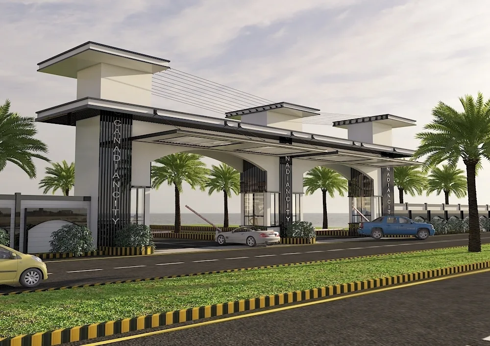 site-entry development of Canadian city Gwadar project site entry