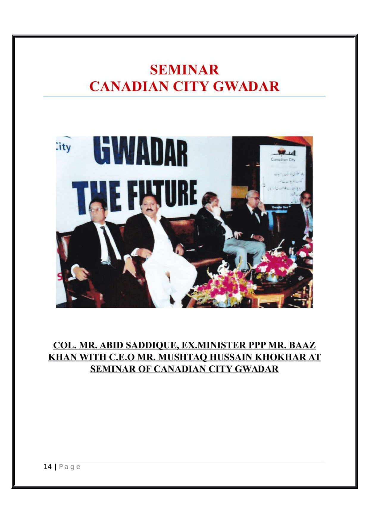 Canadian city Gwadar