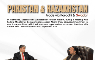 Pakistan and Kazakhstan: The Path to New Trade Corridors