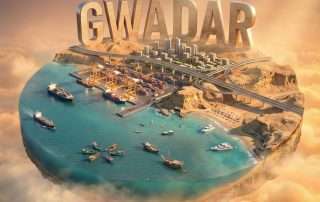 Modern architectural master plan layout for Gwadar smart city project